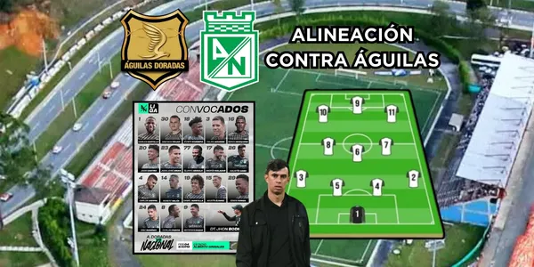 Atlético Nacional en un duelo clave contra Águilas Doradas.