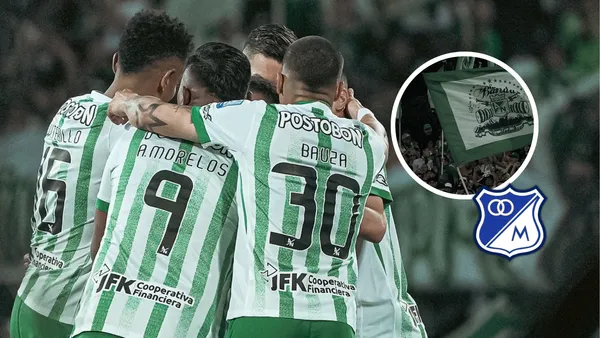 Atlético Nacional es el más taquillero de 2025 y este dato lo confirma Foto: Escudoteca y Nacionaloficial