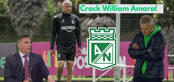 Atlético Nacional está al mando de William Amaral quien era el asistente técnico de Paulo Autuori