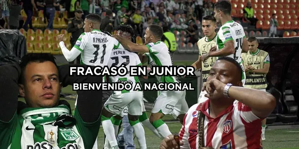 Atlético Nacional ficharía a un jugador que viene con un paso muy discreto en Junior FC.
