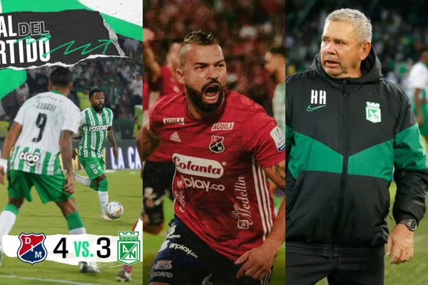 Atlético Nacional fue derrotado de manera vergonzosa contra el DIM y a Hernán Darío Herrera lo tienen en la mira.