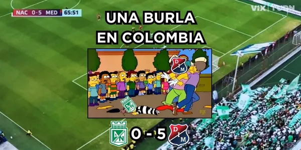 Atlético Nacional fue goleado por el DIM.