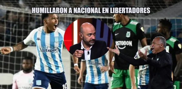 Atlético Nacional fue humillado en Copa Libertadores al perder 3-0 ante Racing