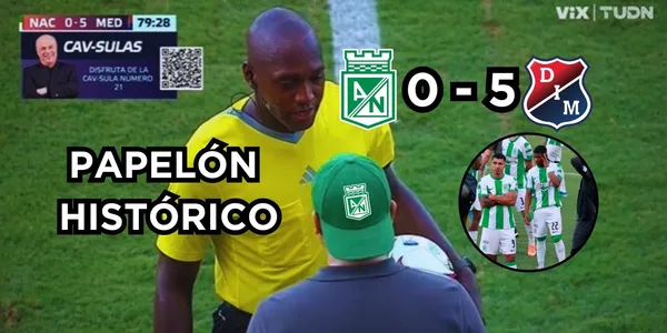 Atlético Nacional fue humillado y vapuleado por el DIM.