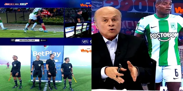 Atlético Nacional fue víctima de un insólito error arbitral que hasta Carlos Antonio Vélez se dio cuenta.