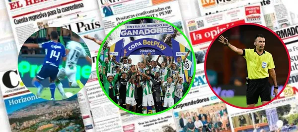 Atlético Nacional ganó el título con una ayuda del árbitro y del VAR del partido
