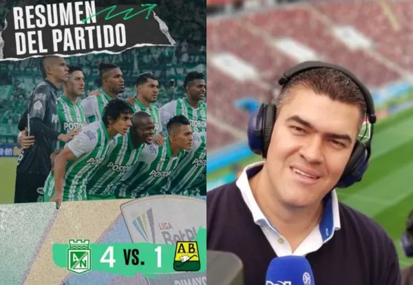 Atlético Nacional goleó y gustó, desde las pantallas de Win Sports Eduardo Luis López le colocó un nuevo apodo al “Verdolaga”.
