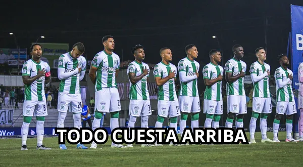Atlético Nacional la tiene muy difícil en el fútbol profesional colombiano