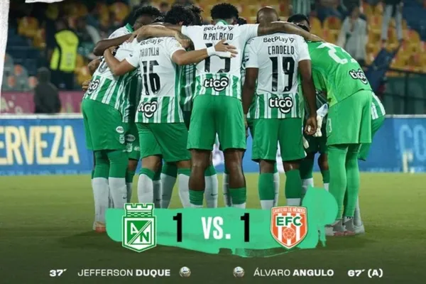 Atlético Nacional no paran de llegar las malas noticias.