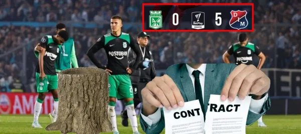 Atlético Nacional perdió 5-0 ante Independiente Medellín en los cuadrangulares semifinales