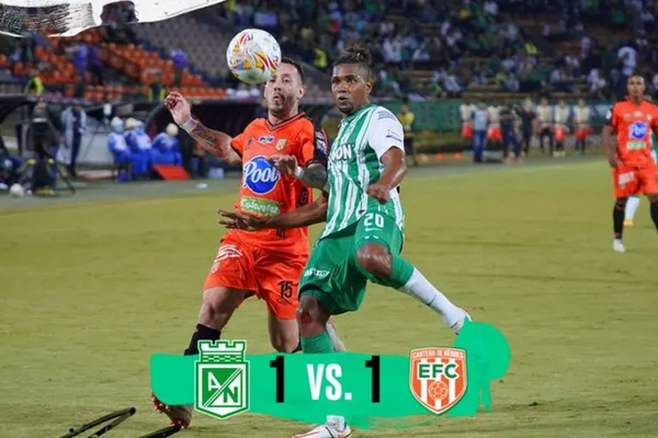 Atlético Nacional perdió una oportunidad que podría haber mejorado su situación en la Liga Betplay 2022-II.