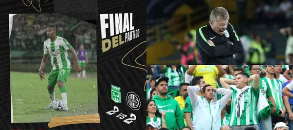 Atlético Nacional no pudo mantener la ventaja ante Olimpia y terminó empatando 2-2 en el estadio Atanasio Girardot