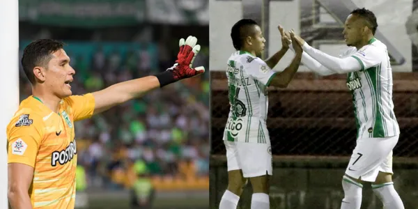 Atlético Nacional pudo pasar de fase en la copa, al vencer a Águilas Doradas con una noche soñada de Aldair Quintana