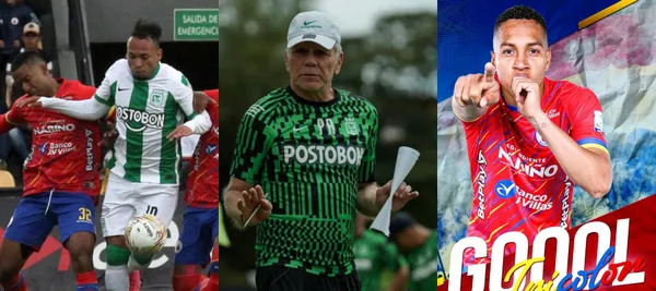 Atlético Nacional se dejó empatar terminando el partido ante Pasto en el estadio Libertad