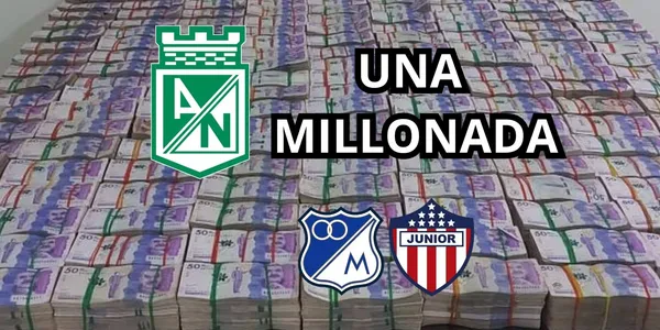 Atlético Nacional se ganó una millonada y superó con amplia ventaja a clubes como Millonarios FC y Junior FC.