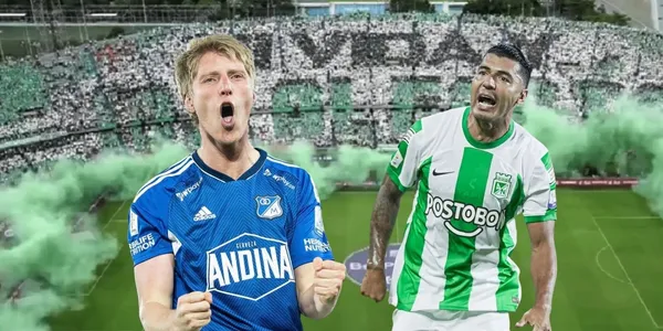 Atlético Nacional se medirá contra Millonarios FC en Medellín.