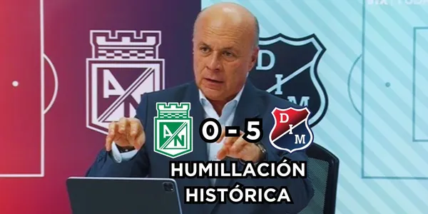 Atlético Nacional sufrió una humillación histórica contra el DIM.