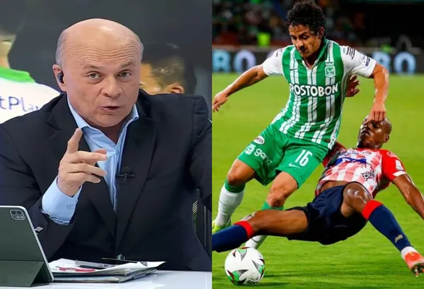 Atlético Nacional sufrió unas polémicas arbitrales en Barranquilla contra el Junior FC.