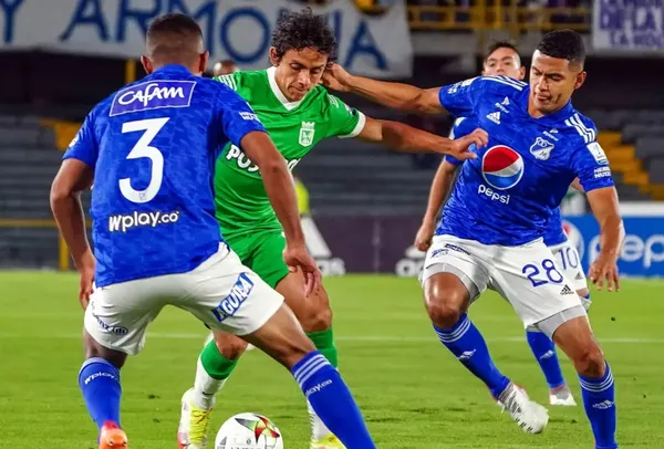 Atlético Nacional tendrá un complejo partido contra Millonarios FC y se reveló una novedad arbitral.