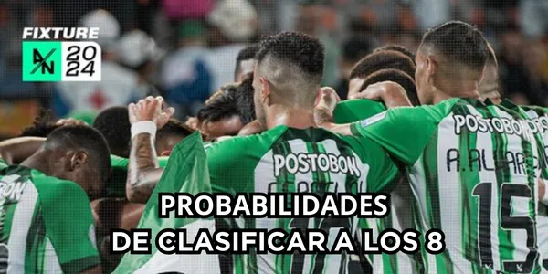Atlético Nacional tras su partido contra Envigado. Foto tomada de Twitter de Nacional.