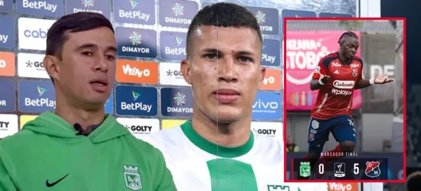 Atlético Nacional viene de ser humillado 5-0 por Independiente Medellín en los cuadrangulares de liga