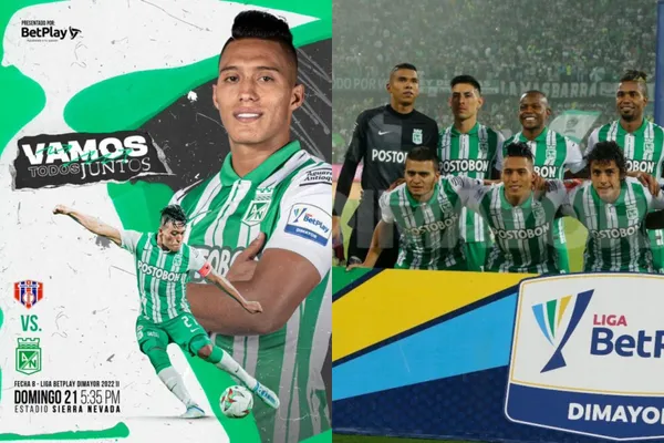 Atlético Nacional visitará al Unión Magdalena con la meta de llevarse los tres puntos.