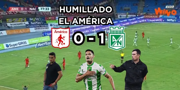 Atlético Nacional volvió a humillar al América de Cali.