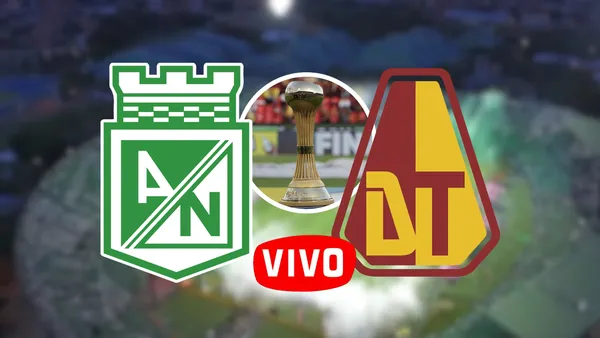 Atlético Nacional vs Deportes Tolima Foto: INDER, Escudoteca y Win Sports