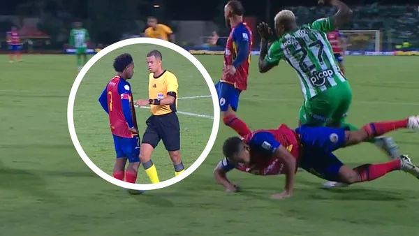 Atlético Nacional vs Deportivo Pasto Foto: Captura de pantalla de Win Sports