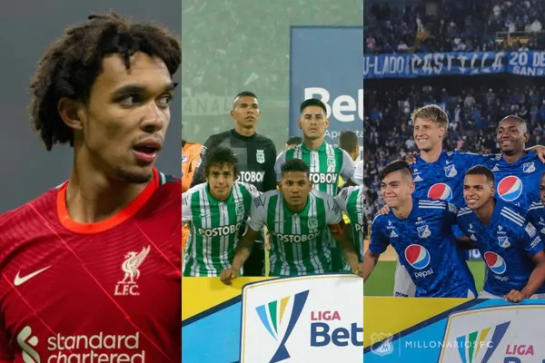 Atlético Nacional y Millonarios empataron 2-2 en el estadio Atanasio Girardot.