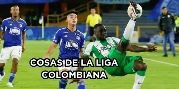 Atlético Nacional y Millonarios FC en un partido. Foto tomada de Fútbol Red.