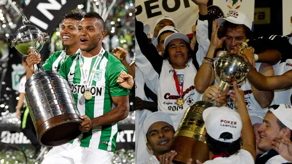 Atlético Nacional y Once Caldas han sido campeones de la máxima disputa continental