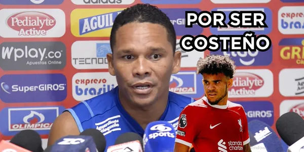 Bacca salió en defensa de Luis Díaz. Foto de Díaz Liverpool Web Site y Bacca captura de pantalla YouTube El Heraldo.