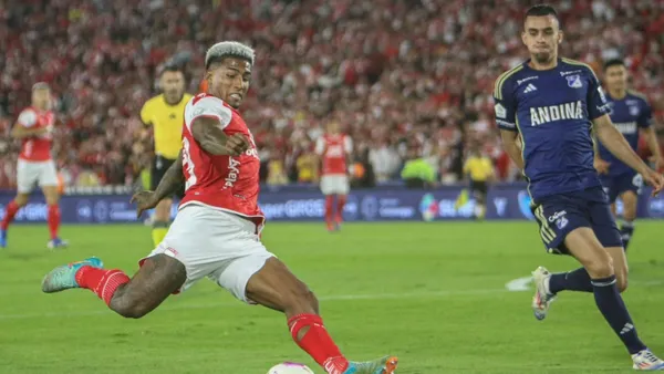 Baja sensible para Santa Fe: Perlaza no jugará el clásico ante Nacional. Foto: Instagram