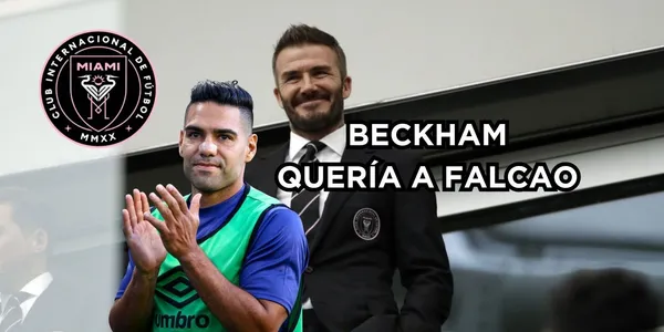 Beckham quería a Radamel Falcao, pero le llegaría otro delantero.