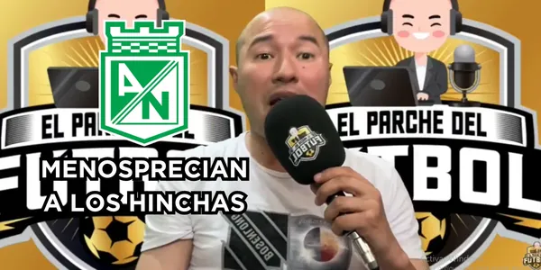 Bermúdez le mandó unos sablazos a los directivos de Nacional. Captura de pantalla de Jorge Bermúdez en YouTube, logo Wikipedia.