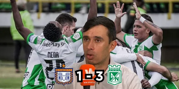 Bodmer al fin conoció la victoria en Atlético Nacional.