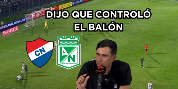 Bodmer otra vez con sus excusas. Foto de Bodmer tomada de rueda de prensa Dimayor, partido de ESPN, logos Wikipedia.