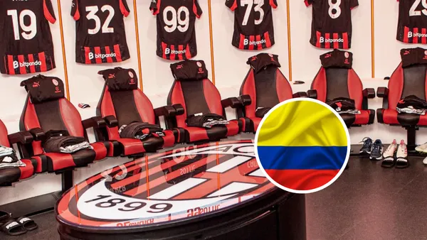 ¡Bombazo! Promesa colombiana que jugaría en AC Milán. Foto: AC Milán y Pexels