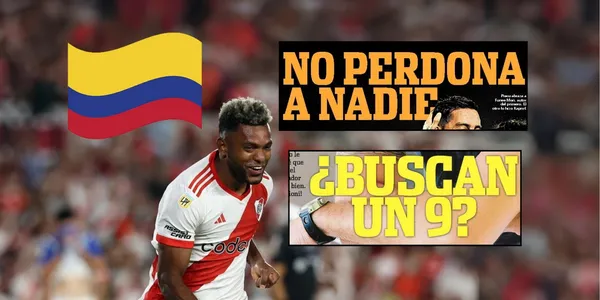 Borja es destacado en la prensa de Argentina. Foto Gol Caracol y Diario Olé.