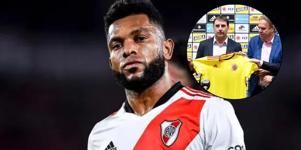 Borja es ignorado por Lorenzo en Colombia. Foto de Borja de TyC Sports, Lorenzo de FCF Web Site.