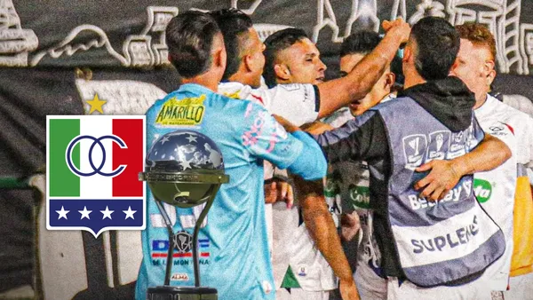 ¿Bueno o malo? La noticia que la CONMEBOL le da al Once Caldas en la Copa Sudamericana Foto: Once Caldas, CONMEBOL y Escudoteca