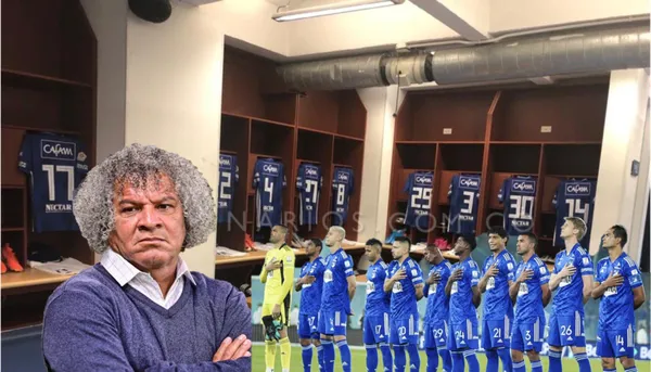 Camerino de Millonarios- Fotos: Redes Millonarios y Semana
