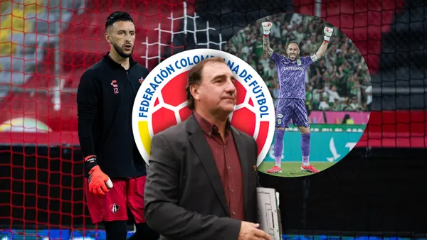 Camilo Vargas, David Ospina y Néstor Lorenzo Foto: Nacionaloficial, Atlas FC y Escudoteca