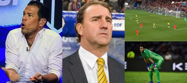 Camilo Vargas se vio involucrado en el primer gol de Corea del Sur ante Colombia