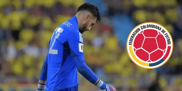 Camilo Vargas terminó de la peor manera el encuentro contra la Selección de Uruguay.