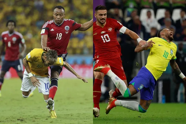 Camilo Zúñiga lesionó a Neymar en el año 2014 y ahora el karma persigue al brasileño.