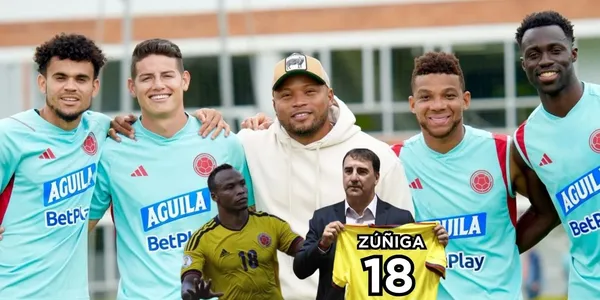 Camilo Zúñiga visitó a la Selección Colombia en Guarne.