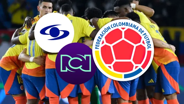 Caracol y RCN se pelean por el rating de la Selección Colombia Foto: FCF, Escudoteca y Caracol