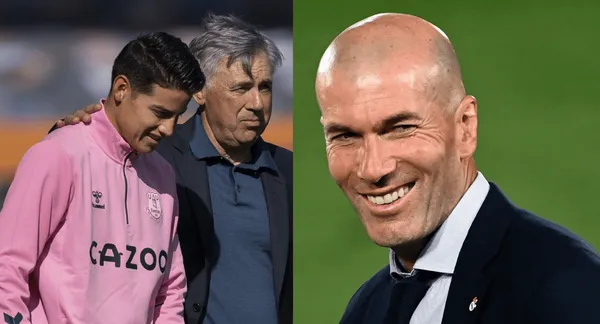 Carlo Ancelotti habló con James Rodríguez, le llamó la atención por este motivo que podría feliz a Zinedine Zidane